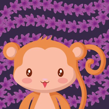 Sevimli hayvanlar tasarım vektör illüstrasyon