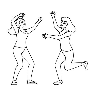 mutlu genç çift karakterleri kutluyor