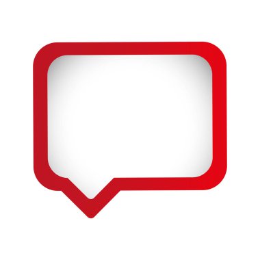 konuşma balonu mesaj simgesi vektör illüstrasyon