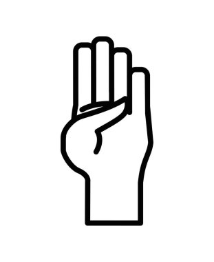 el insan izole simge vektör illüstrasyon