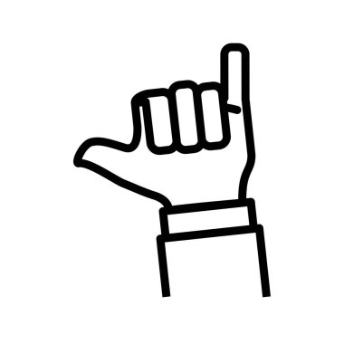 izole simge vektör illüstrasyon gibi el insan