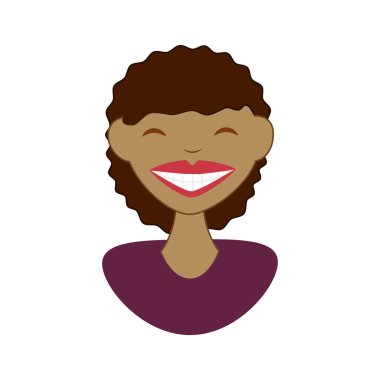 mükemmel diş vektör illüstrasyon ile kadın