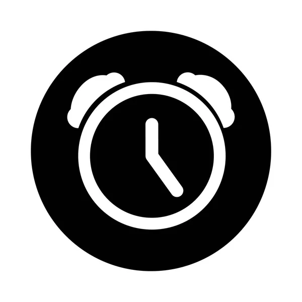 Alarm clock isolated icon vector illustration — Stock Vector