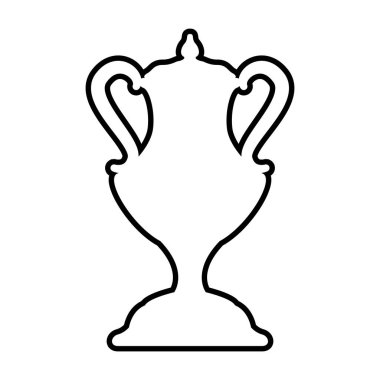 kupa kupa ödül simgesi vektör illüstrasyon