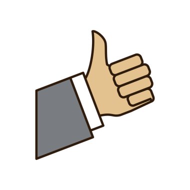 izole simge vektör illüstrasyon gibi el insan