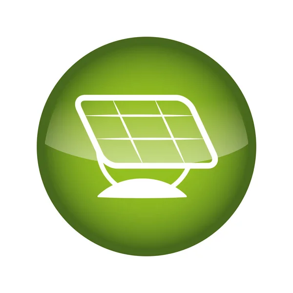 太阳能电池板能源与回收箭头矢量图 — 图库矢量图片