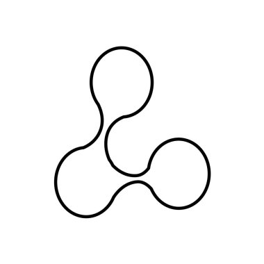 zincir metal izole simge vektör illüstrasyon