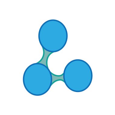 zincir metal izole simge vektör illüstrasyon