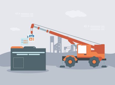 cosntruction altında web sayfası ile veri klasörü
