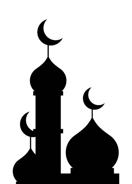 Lámpara kareem ramadán con luna colgante vector ilustratio — Archivo Imágenes Vectoriales