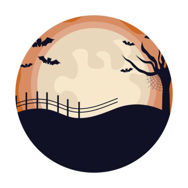 sahne cadılar bayramı uçan yarasalar