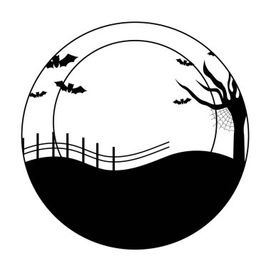 sahne cadılar bayramı uçan yarasalar