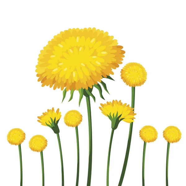 Belle illustration vectorielle de conception de fleurs — Image vectorielle