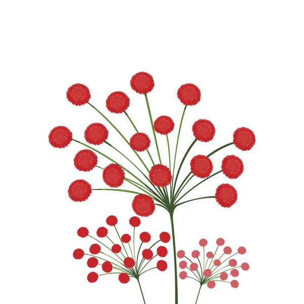 Lindas flores design vetor ilustração — Vetor de Stock