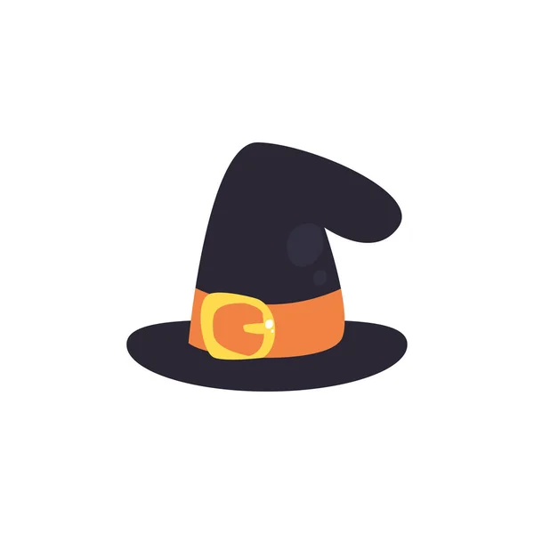 Sombrero del mago sobre fondo blanco — Vector de stock