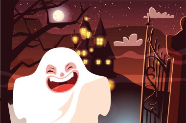 hayalet kılığında sevimli çocuk