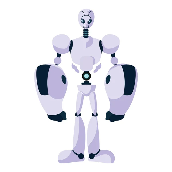 Conception de vecteurs de robots à technologie isolée — Image vectorielle