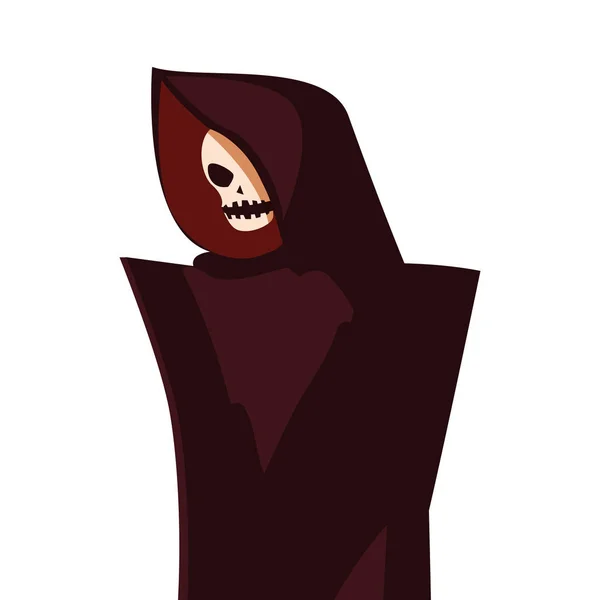 Halloween death vector design icon — Stock Vector