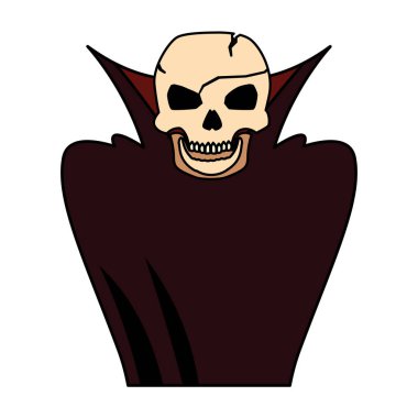 Cadılar Bayramı ölüm vektör tasarım simgesi