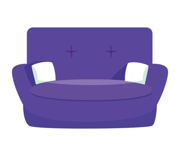 Chaise isolée design vectoriel — Image vectorielle