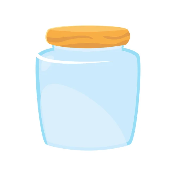 Geïsoleerde keuken jar vector ontwerp — Stockvector