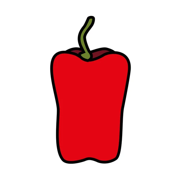 Design de vetor ícone de pimenta isolado —  Vetores de Stock