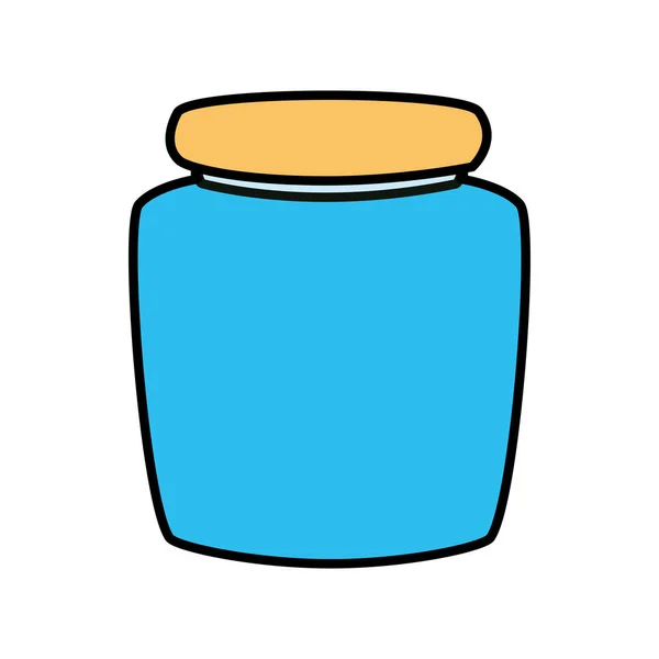 Isolated kitchen jar vector design — Stock Vector