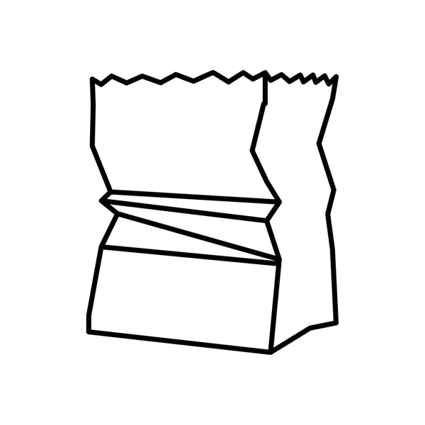 Odizolowany papier kuchnia torba wektor projekt — Wektor stockowy