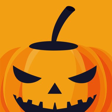 Cadılar bayramı balkabağı vektör tasarımı