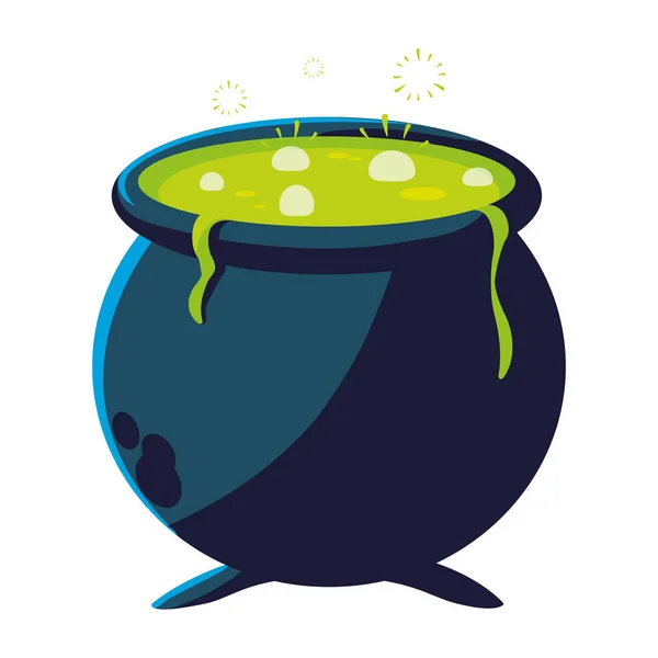 Halloween bowl vector icono de diseño — Vector de stock