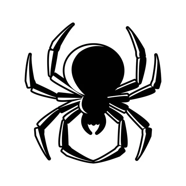 Icône de conception vectorielle d'araignée Halloween — Image vectorielle