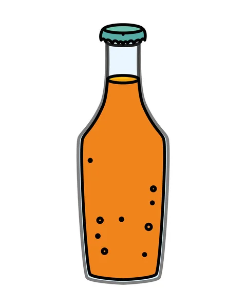 Ícone de design de suco de laranja isolado — Vetor de Stock