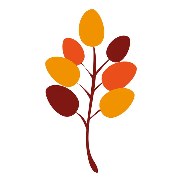 Icône de conception vectorielle feuille d'automne — Image vectorielle
