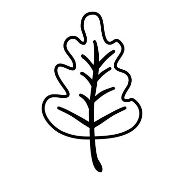 Sonbahar yaprağı vektör tasarım simgesi