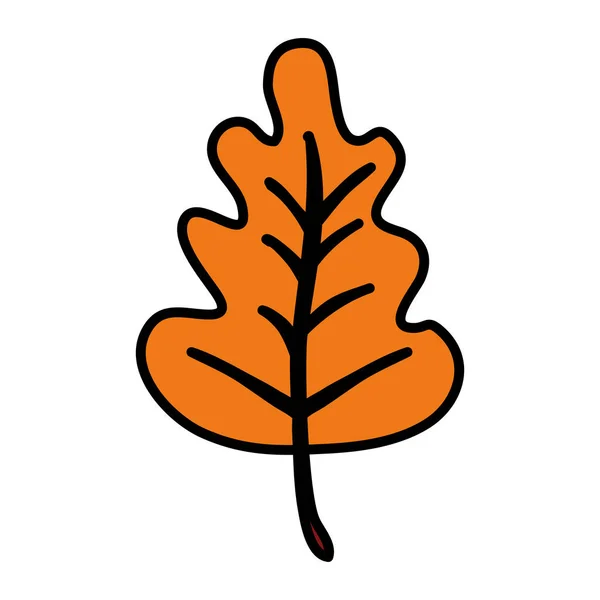 Autumn blad vektor design ikon — Stock vektor