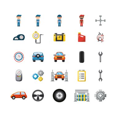 mekanik mağaza araçları demeti