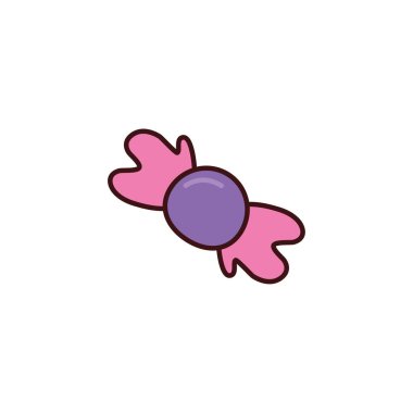 Beyaz arkaplanda şeker düzlüğü