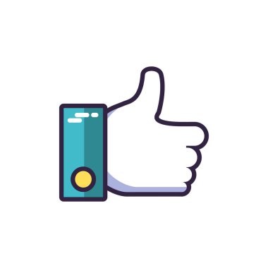 onay elleri beyaz arkaplanda