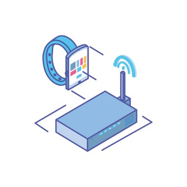 Kablosuz yönlendiricili akıllı saat