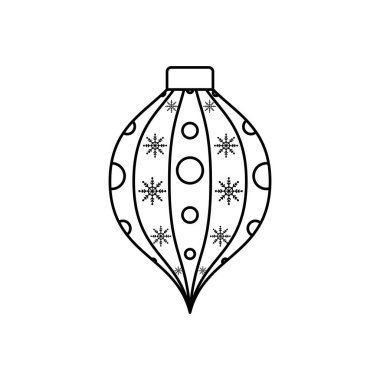 Beyaz arka planda noel topları