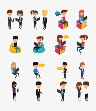 Yüzü olmayan bir grup insan.