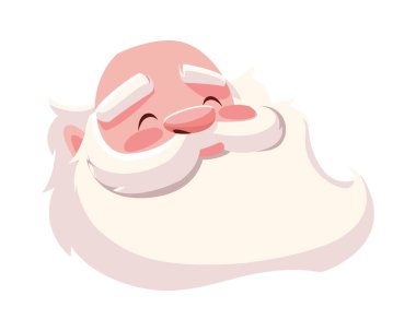 Beyaz arkaplan içinde noel baba clous başkanı