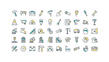 İzole edilmiş yapı simgesi doldurma vektör tasarımı