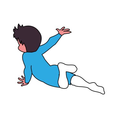 erkek çizgi film vektör tasarımı