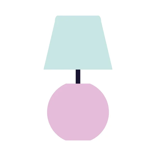 Lampe de salon moderne aux couleurs chaudes — Image vectorielle