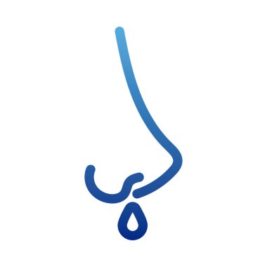 nezle burun, bozulmuş çizgi simgesi