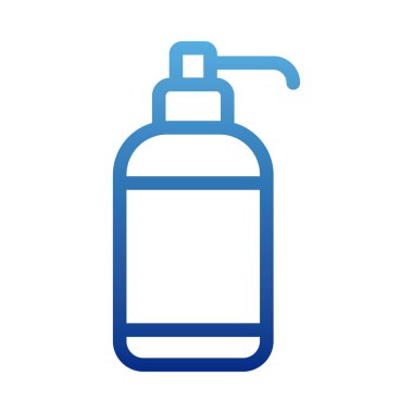 Dağıtım şişesi, yumuşak sıvı sabun şişesi, sıvı sabun, ayrışmış çizgi simgesi