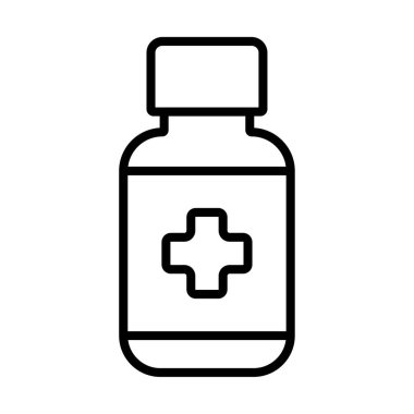 İlaç şişesi, ilaç, satır biçimi simgesi