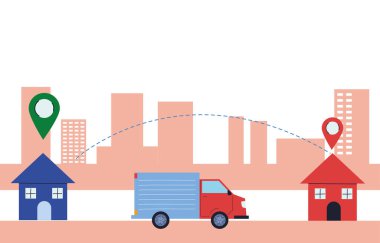 paket teslimatı kapı kapı konumu