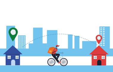 paket teslimatı kapı kapı konumu